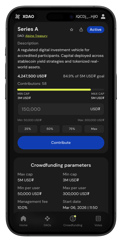 XDAO Mobile App